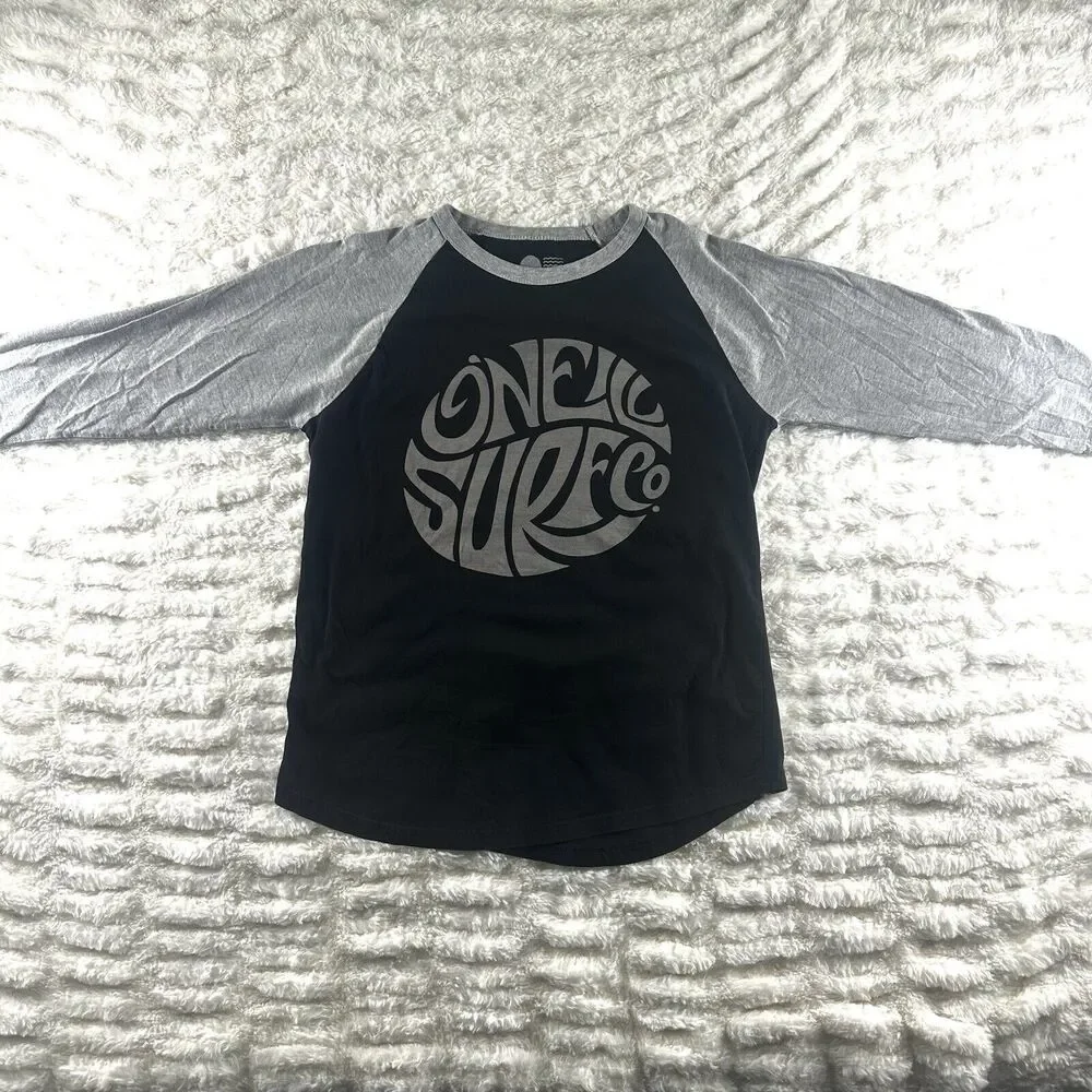 O’Neill Surf Co. - 3/4 Sleeve-‎ Black and gray- Medium modern fit